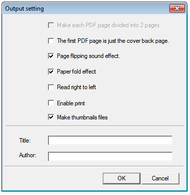 PDF to Flash Magazine Converter screenshot